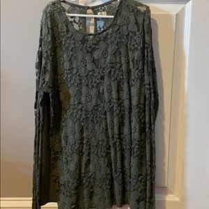 Hollister Olive green long sleeve